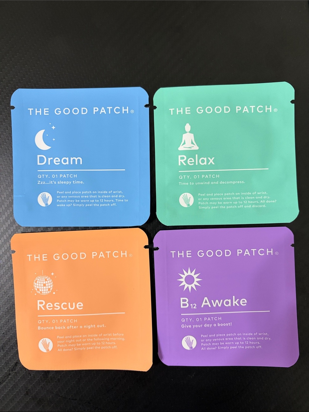The Good Patch Patches -4 pack sampler deal